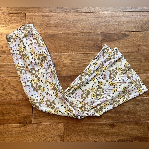 Free People Can't Take My Eyes Off You Floral Flare Pants, XS - Picture 3 of 16